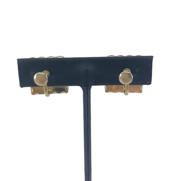 Vintage Ceramic Holly Christmas Earrings - Picture 6 of 8